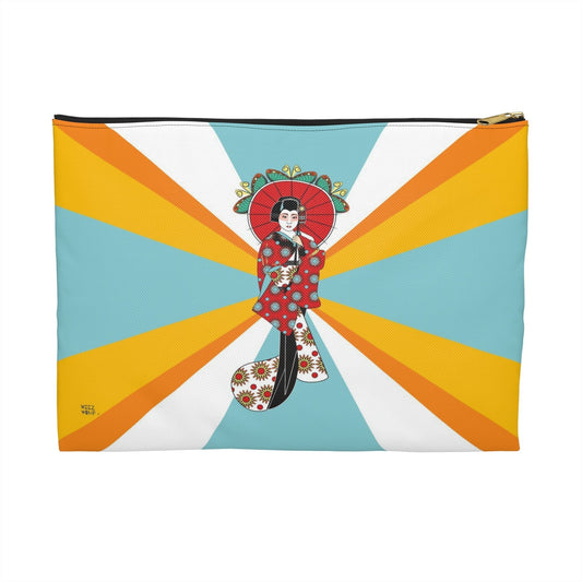 Konnichiwa Travel Pouch Organizer Cosmetic Bag / Cosmetic Bags / Makeup Bags / Toiletry Bag / Waterproof Beauty Bag - WeezWomp