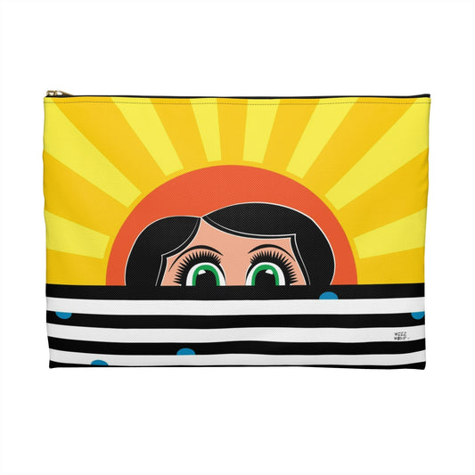 Look at Lucy Travel Pouch Organizer Cosmetic Bag / Cosmetic Bags / Makeup Bags / Toiletry Bag / Waterproof Beauty Bag - WeezWomp