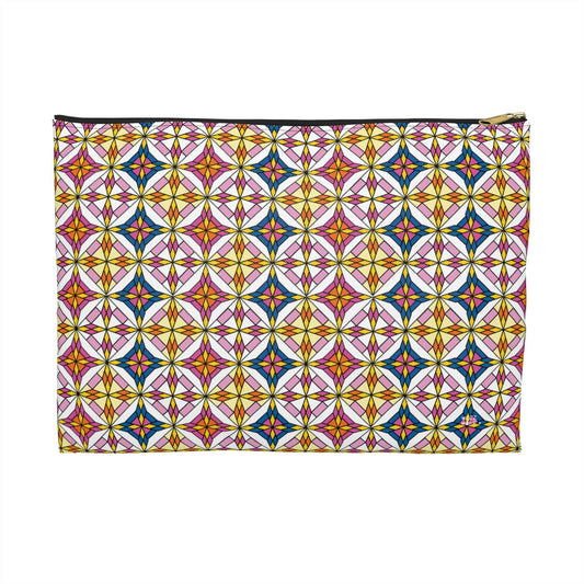 Pink Diamond Quilt Travel Pouch Organizer Cosmetic Bag / Cosmetic Bags / Makeup Bags / Toiletry Bag / Waterproof Beauty Bag - WeezWomp