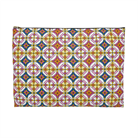 Pink Diamond Quilt Travel Pouch Organizer Cosmetic Bag / Cosmetic Bags / Makeup Bags / Toiletry Bag / Waterproof Beauty Bag - WeezWomp
