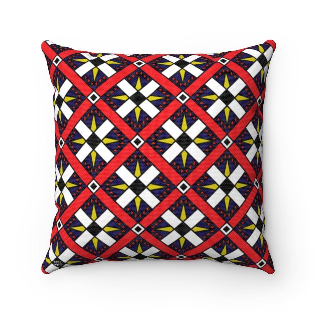 Roman Roads Spun Polyester Square Pillow by WeezWomp - WeezWomp