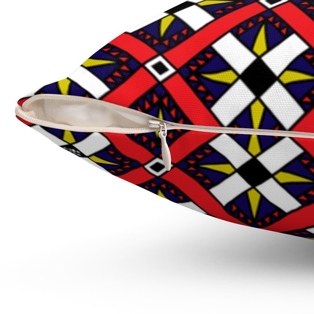 Roman Roads Spun Polyester Square Pillow by WeezWomp - WeezWomp