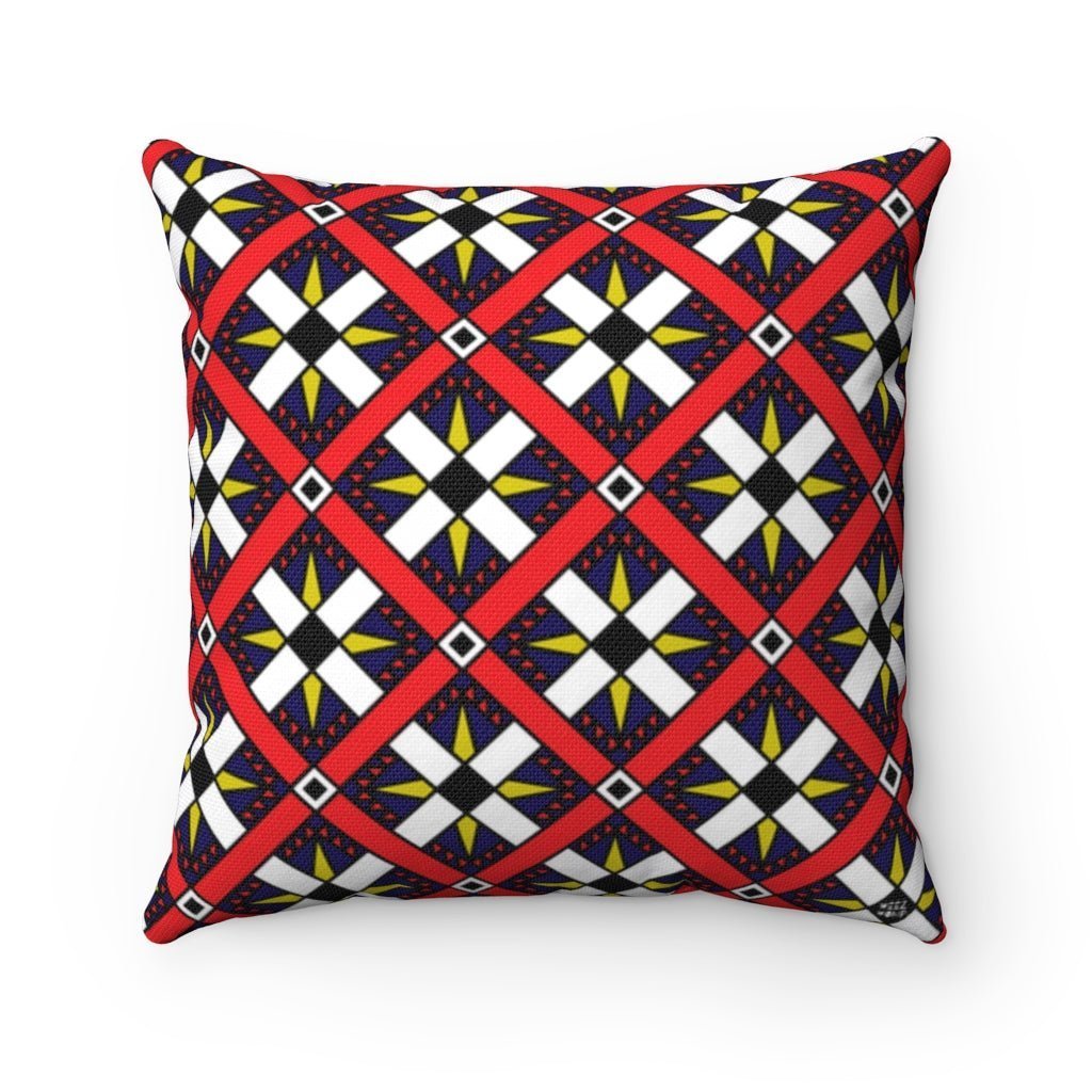 Roman Roads Spun Polyester Square Pillow by WeezWomp - WeezWomp