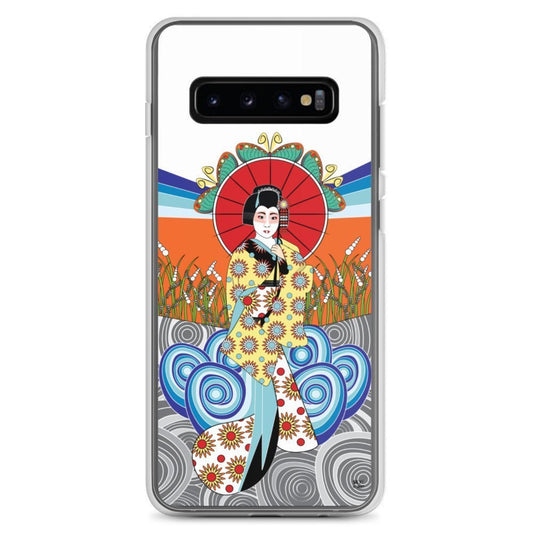 Samsung Galaxy Fashion Phone Case - S10 S10+ S10e S20 S20p S20u - Geisha Girl II - WeezWomp
