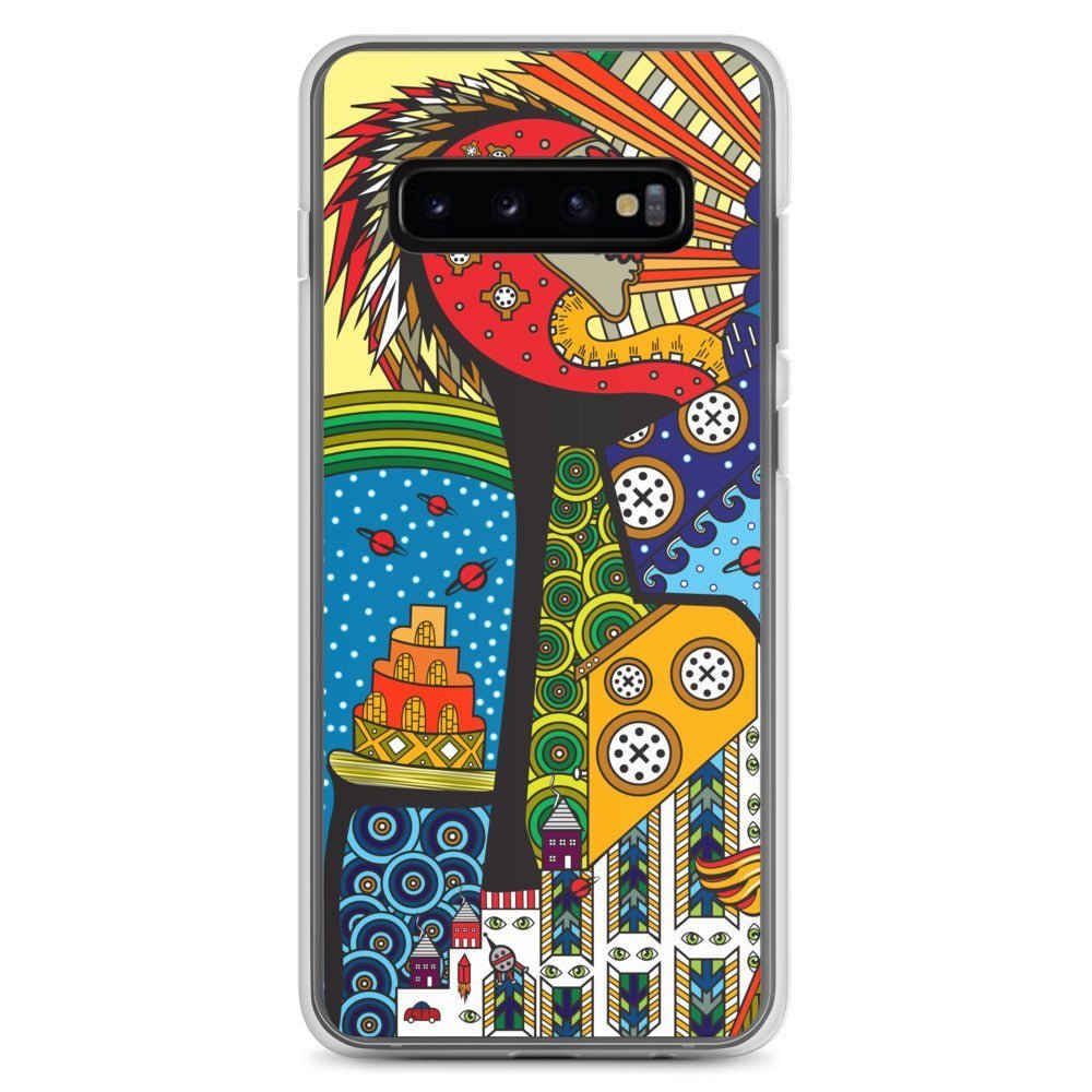 Samsung Galaxy Phone Case Accessory S10 S10+ S10e S20 S20p S20u - Alien Invasion I - WeezWomp