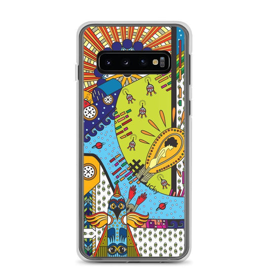 Samsung Galaxy Phone Case Accessory S10 S10+ S10e S20 S20p S20u - Alien Invasion ll - WeezWomp