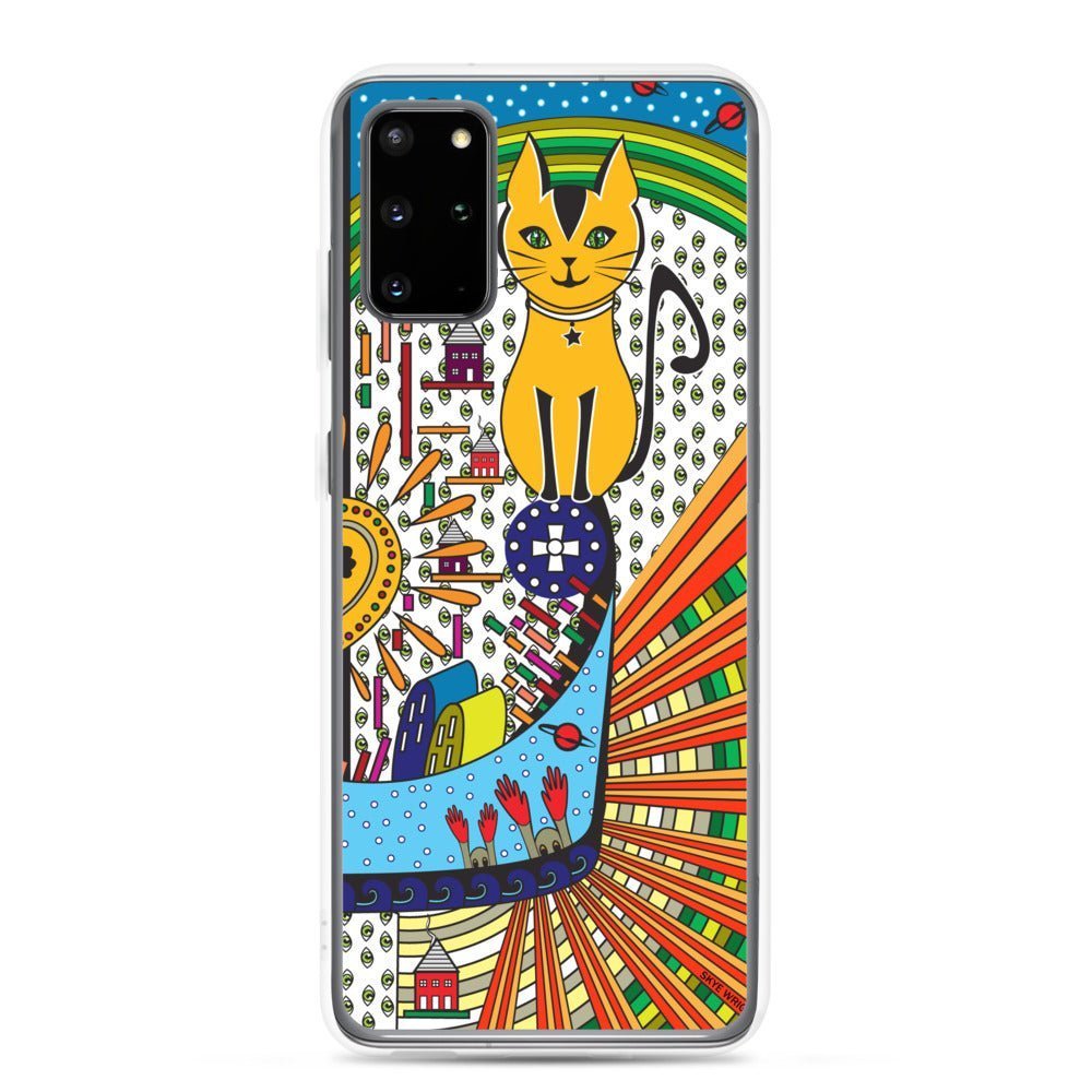 Samsung Galaxy Phone Case Accessory S10 S10+ S10e S20 S20p S20u - Cat Invasion - WeezWomp