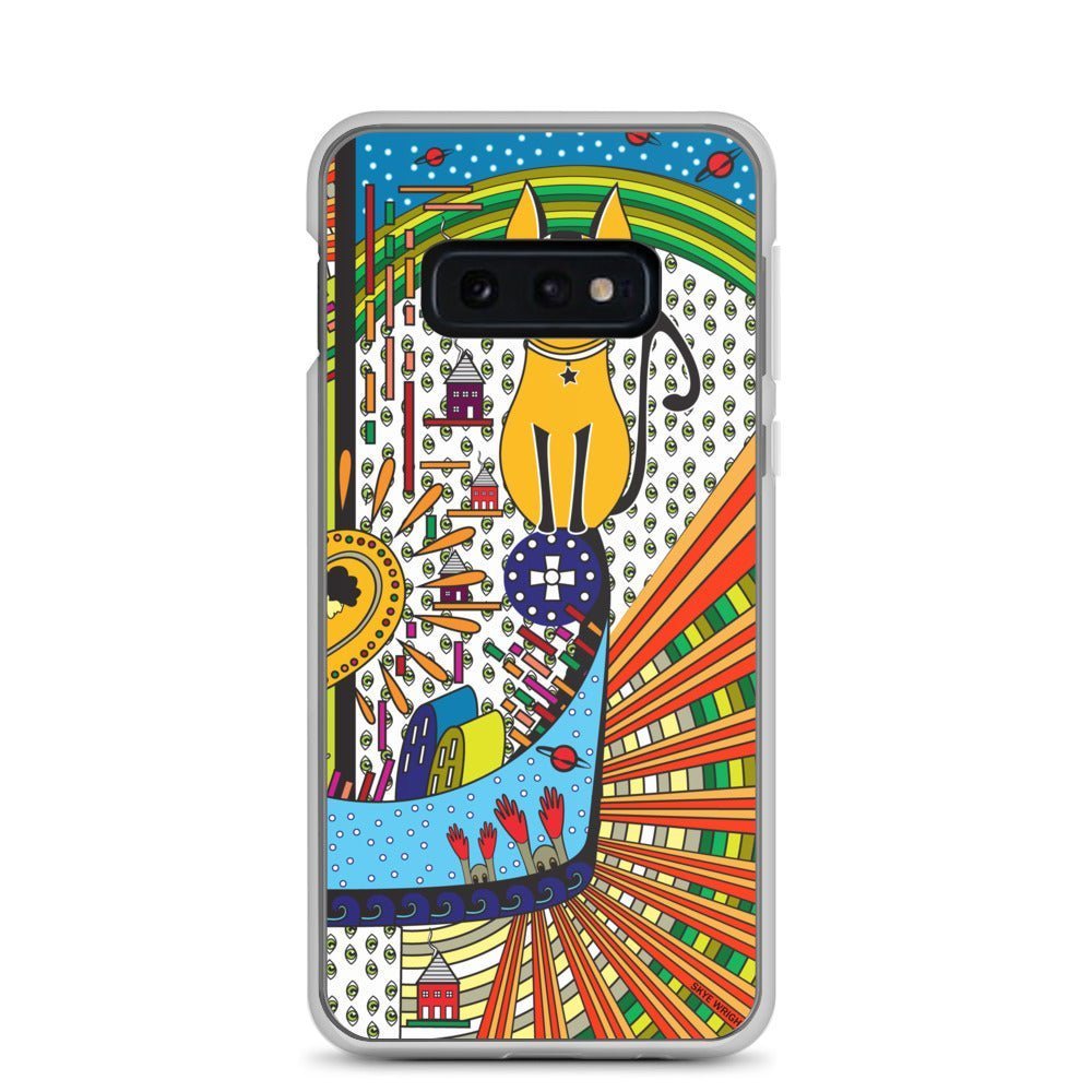 Samsung Galaxy Phone Case Accessory S10 S10+ S10e S20 S20p S20u - Cat Invasion - WeezWomp