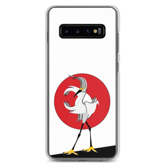 Samsung Galaxy Phone Case Accessory S10 S10+ S10e S20 S20p S20u - Egret Bird - WeezWomp