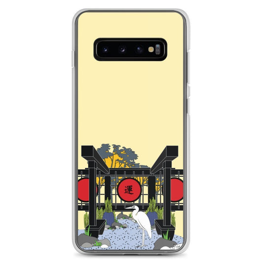 Samsung Galaxy Phone Case Accessory S10 S10+ S10e S20 S20p S20u - Japanese Crane - WeezWomp