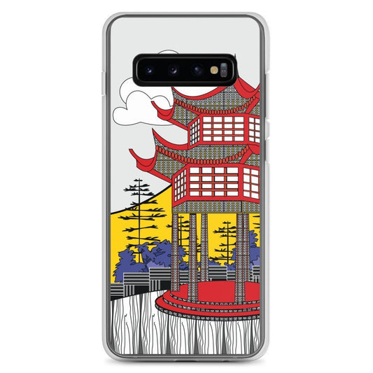 Samsung Galaxy Phone Case Accessory S10 S10+ S10e S20 S20p S20u - Japanese Pagoda - WeezWomp