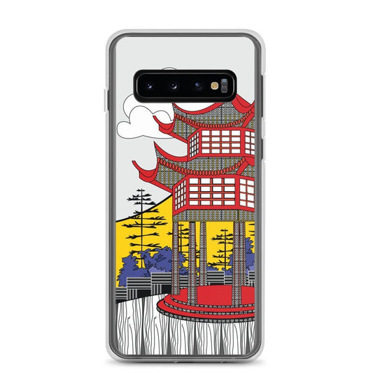 Samsung Galaxy Phone Case Accessory S10 S10+ S10e S20 S20p S20u - Japanese Pagoda - WeezWomp
