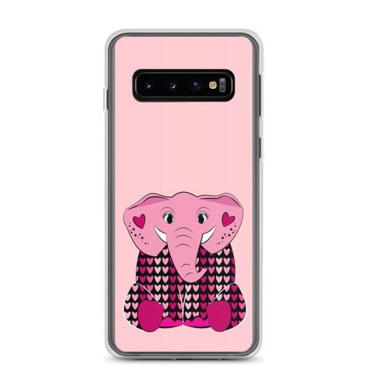 Samsung Galaxy Phone Case Accessory S10 S10+ S10e S20 S20p S20u - Pink Elephant - WeezWomp