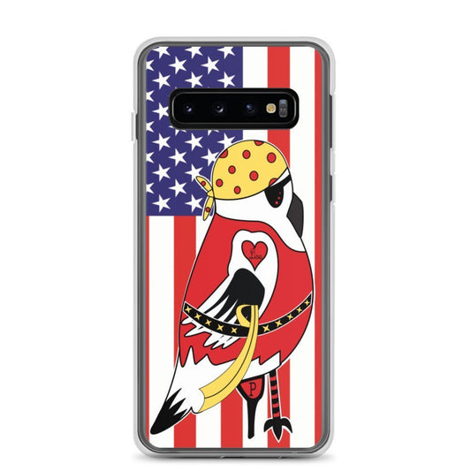 Samsung Galaxy Phone Case Accessory S10 S10+ S10e S20 S20p S20u - Pirate Parrot - WeezWomp