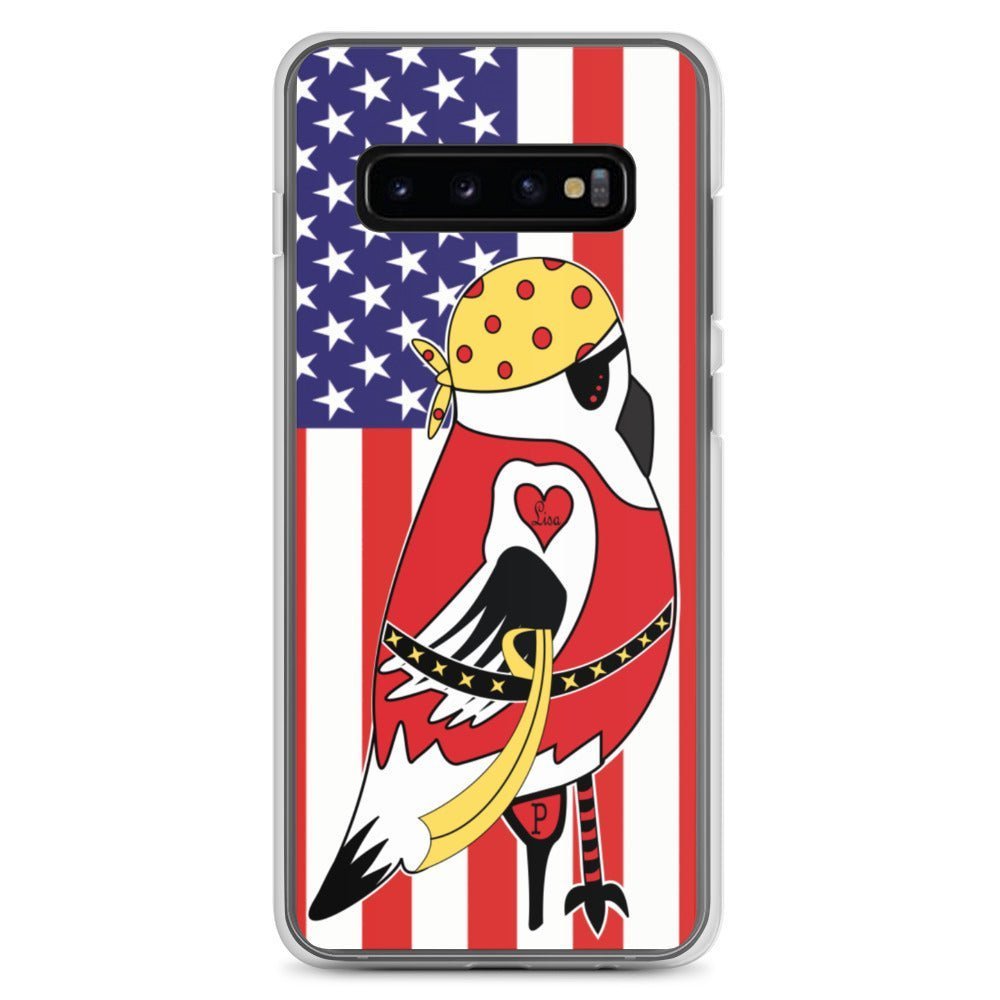 Samsung Galaxy Phone Case Accessory S10 S10+ S10e S20 S20p S20u - Pirate Parrot - WeezWomp