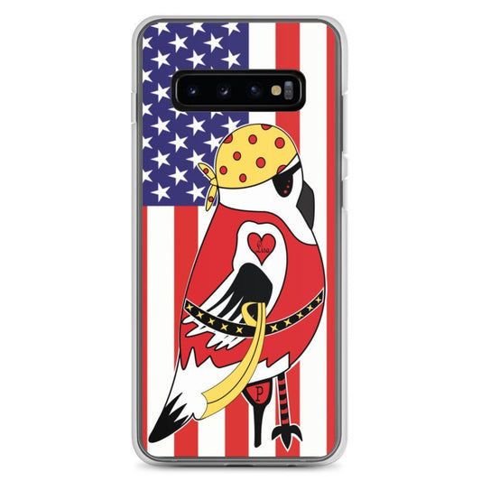 Samsung Galaxy Phone Case Accessory S10 S10+ S10e S20 S20p S20u - Pirate Parrot - WeezWomp