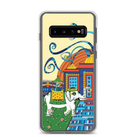 Samsung Galaxy Phone Case Accessory S10 S10+ S10e S20 S20p S20u - White Elephant - WeezWomp