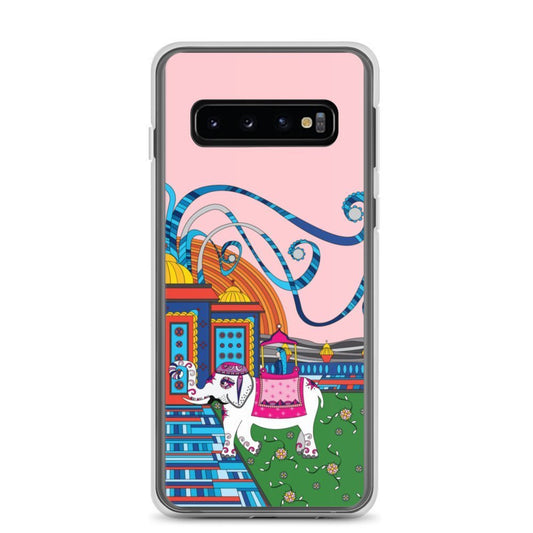 Samsung Galaxy Phone Case Accessory S10 S10+ S10e S20 S20p S20u - White Elephant - WeezWomp