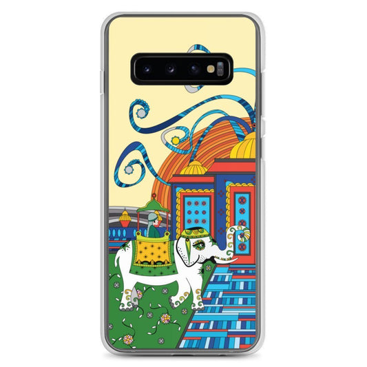 Samsung Galaxy Phone Case Accessory S10 S10+ S10e S20 S20p S20u - White Elephant - WeezWomp