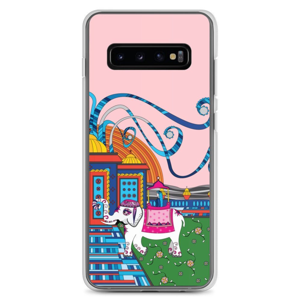 Samsung Galaxy Phone Case Accessory S10 S10+ S10e S20 S20p S20u - White Elephant - WeezWomp