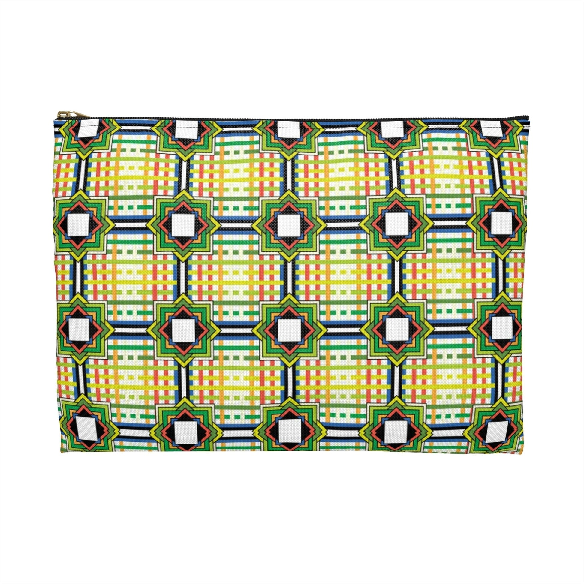 Squared Up Travel Pouch Organizer Cosmetic Bag / Cosmetic Bags / Makeup Bags / Toiletry Bag / Waterproof Beauty Bag - WeezWomp