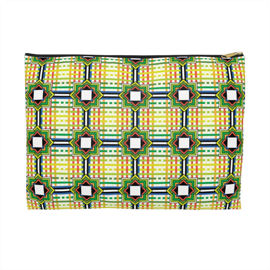 Squared Up Travel Pouch Organizer Cosmetic Bag / Cosmetic Bags / Makeup Bags / Toiletry Bag / Waterproof Beauty Bag - WeezWomp