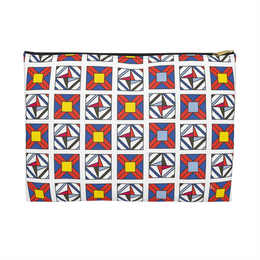 Star of Spring Quilt Travel Pouch Organizer Cosmetic Bag / Cosmetic Bags / Makeup Bags / Toiletry Bag / Waterproof Beauty Bag - WeezWomp