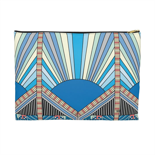 Sunrise Makeup 8 x 11 Pouch Organizer Cosmetic Bag Accessory Travel Pouch / Cosmetic Bags / Makeup Bags / Toiletry Bag / Waterproof Beauty Bag - WeezWomp