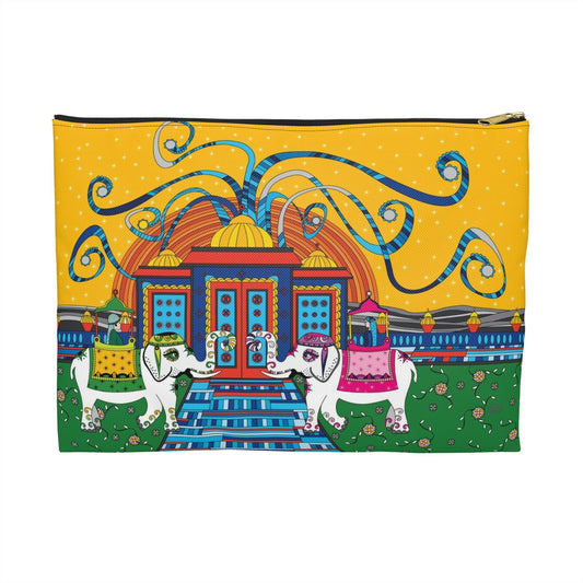 The Wedding Travel Pouch Organizer Cosmetic Bag / Cosmetic Bags / Makeup Bags / Toiletry Bag / Waterproof Beauty Bag - WeezWomp