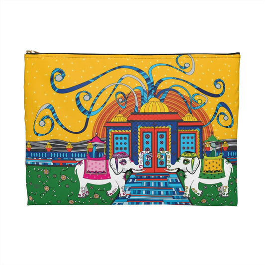 The Wedding Travel Pouch Organizer Cosmetic Bag / Cosmetic Bags / Makeup Bags / Toiletry Bag / Waterproof Beauty Bag - WeezWomp