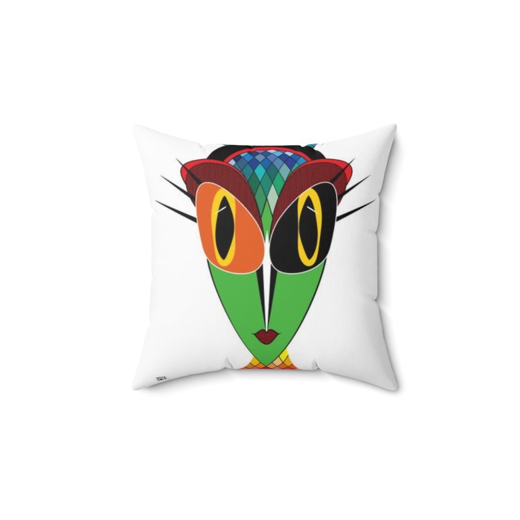 THROW PILLOW, Alien Pillow, Alien Decor, Fun Accent Pillows, Square Pillow, Home Decor - WeezWomp