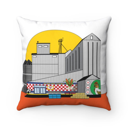 THROW PILLOW, Chevy Truck Pillow, Truck Pillow, Americana Decor, Boys Accent Square Pillow, Blue Pillows Train, Farmhouse Home Decor - WeezWomp