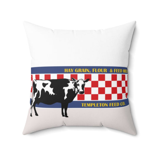 THROW PILLOW, Cow Pillow, Farmhouse Decor, Fun Accent Pillows, Square Pillow, Home Decor - WeezWomp