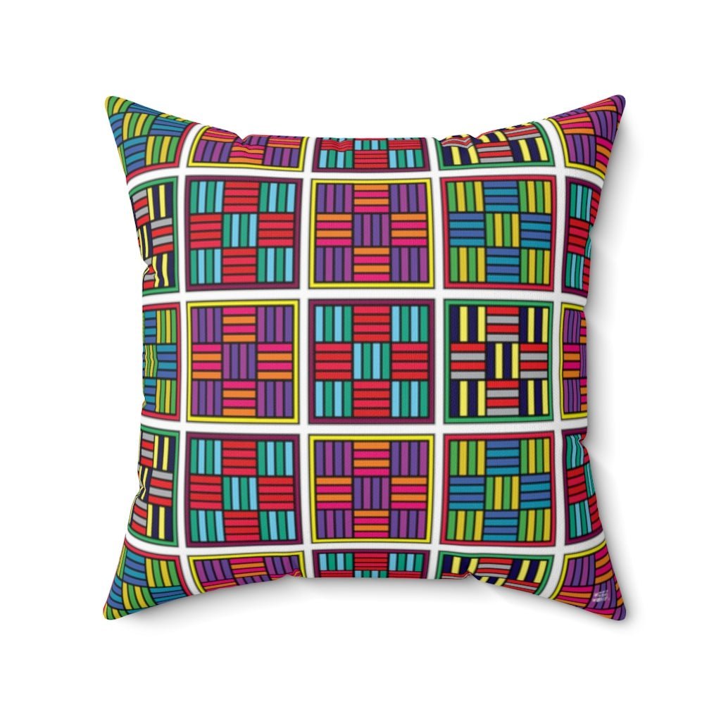 THROW PILLOW, Quilt Pillows, Farmhouse Decor, Accent Square Pillow, Retro Decor, Fun Home Decor, Colts Corral - WeezWomp