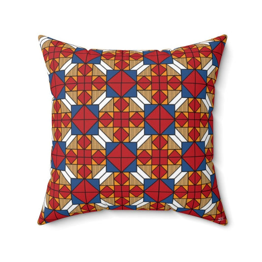 THROW PILLOW, Quilt Pillows, Farmhouse Decor, Accent Square Pillow, Retro Decor, Fun Home Decor, Indian Meadow - WeezWomp