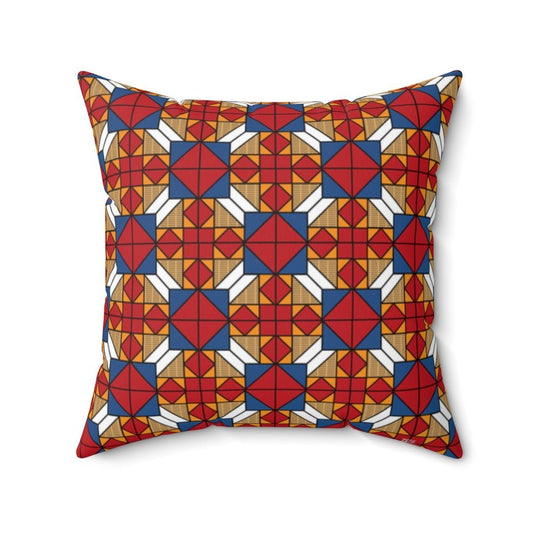 THROW PILLOW, Quilt Pillows, Farmhouse Decor, Accent Square Pillow, Retro Decor, Fun Home Decor, Indian Meadow - WeezWomp