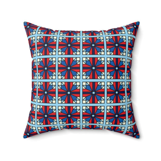 THROW PILLOW, Quilt Pillows, Farmhouse Decor, Accent Square Pillow, Retro Decor, Fun Home Decor, Stars Over Tennessee - WeezWomp