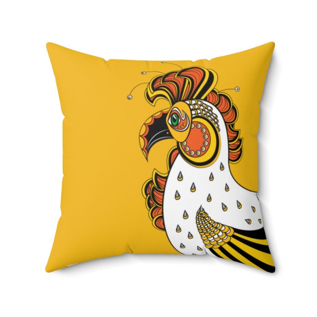 THROW PILLOW, THROW PILLOW, Rooster Pillow, Rooster Decor, Fun Accent Pillows, Square Pillow, Farmhouse Home Decor - WeezWomp