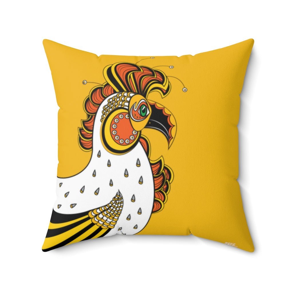 THROW PILLOW, THROW PILLOW, Rooster Pillow, Rooster Decor, Fun Accent Pillows, Square Pillow, Farmhouse Home Decor - WeezWomp