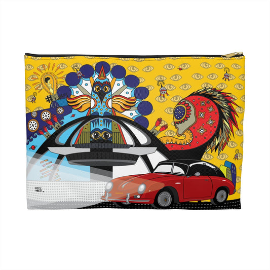 Travel Pouch Organizer Cosmetic Bag LA 1958 Speedster/ Cosmetic Bags / Makeup Bags / Toiletry Bag / Waterproof Beauty Bag - WeezWomp