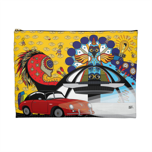 Travel Pouch Organizer Cosmetic Bag LA 1958 Speedster/ Cosmetic Bags / Makeup Bags / Toiletry Bag / Waterproof Beauty Bag - WeezWomp
