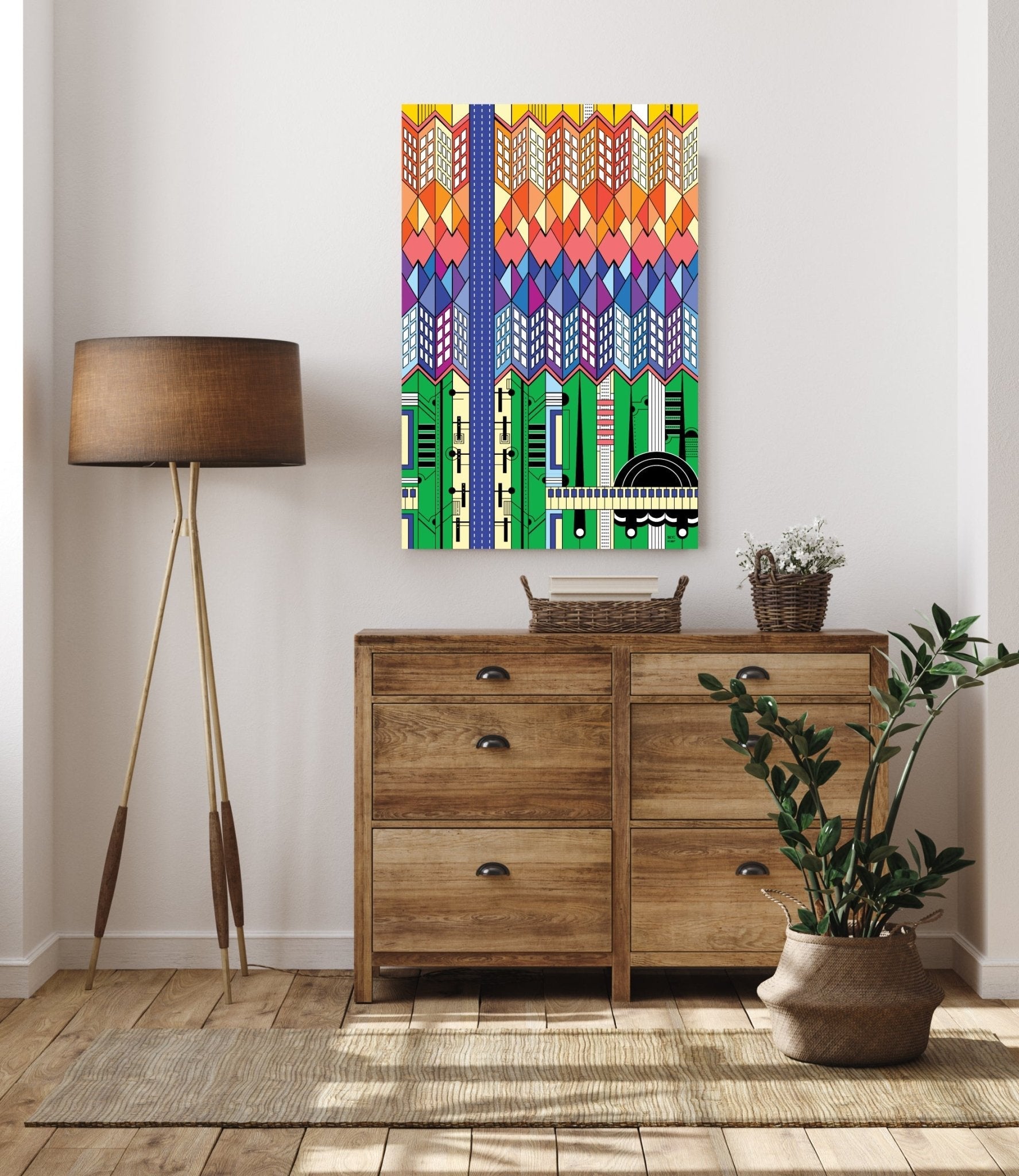 Wall Decor, Wall Art, Folk Art, Contemporary Art, Pop Art, Retro Art, Fine Art, Modern Art - WeezWomp