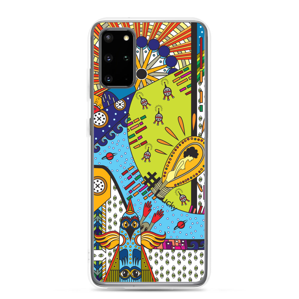 Samsung Galaxy Phone Case Accessory S10 S10+ S10e S20 S20p S20u - Alien Invasion ll
